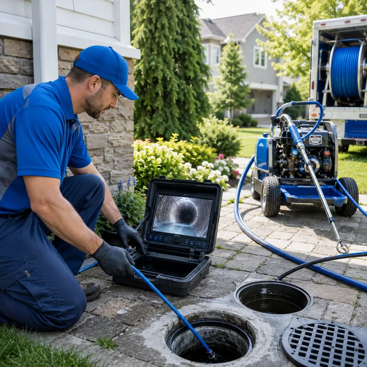 Outdoor drain cleaning professionals serving Olympia Fields, IL